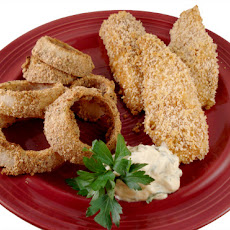 Panko Crusted Fish Sticks With Herb Dipping Sauce