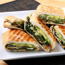 Mexican Mushroom and Spinach Sandwich (Vegan Torta)
