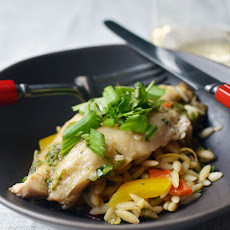 Ginger and Cilantro Baked Tilapia