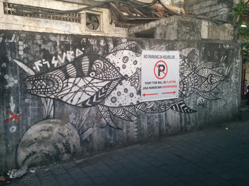 Artistic Fish Mural