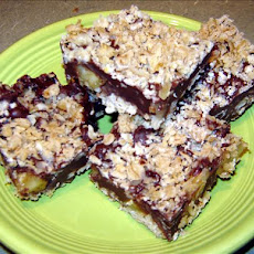 No-Bake Banana Peanut Butter Fudge Bars