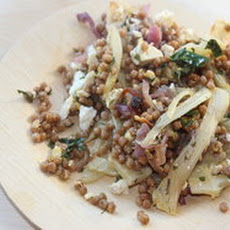 Make-Ahead Toasted Whole-Wheat Israeli Couscous with Fennel, Lemon, and Feta