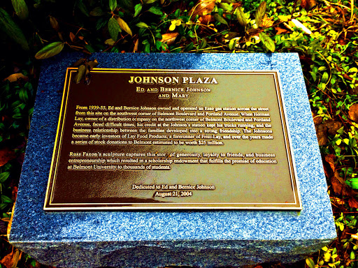 Johnson Plaza Memorial. 