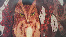Owl In A Tree Hole Mural