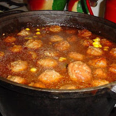 Magic Mexican Meatball Soup