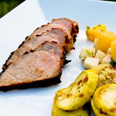 Caribbean Jerk Pork Tenderloin w/ Pineapple Jicama Salsa