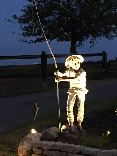 Fishing Boy Statue