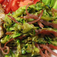 Zucchini Pancetta Saute