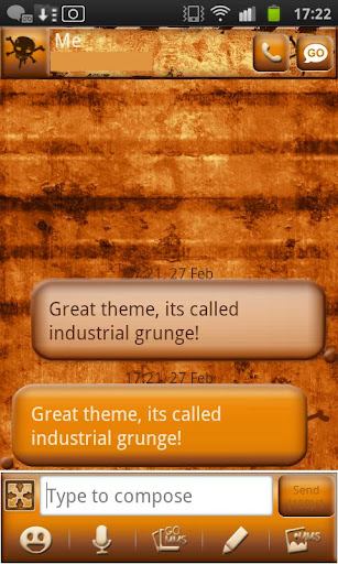 Industrial Grunge Go Sms