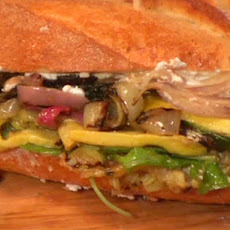 Pan-grilled Veggie Sandwiches with Ricotta, Arugula and Balsamic