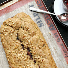 Peanut Butter and Jam Scones