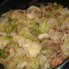 Cabbage With Pecans and Bacon