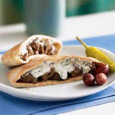 Garlic-Rosemary Lamb Pita