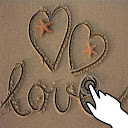 Magic touch: Drawings in sand mobile app icon