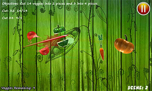 veggie-kung-fu-free-girls-game for android screenshot