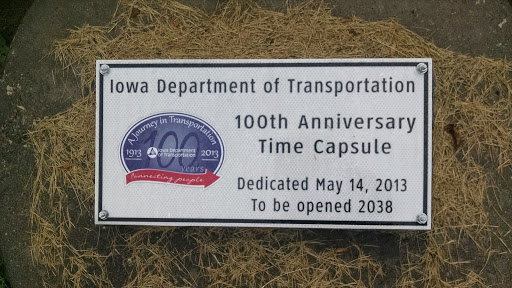 Iowa Department of Transportation 100th Anniversary Time Capsule