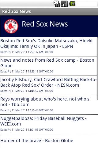 red-sox-news for android screenshot