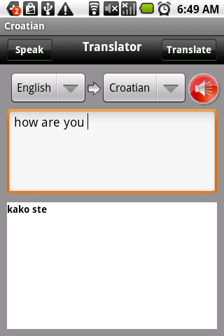 English Croatian Translator