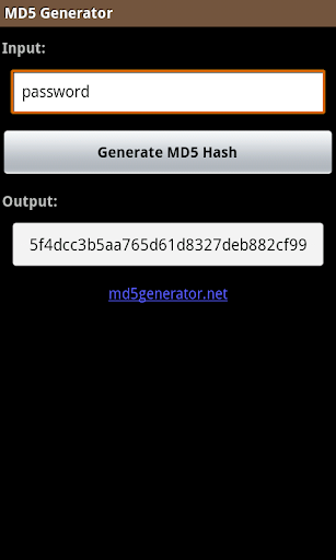 MD5 Generator