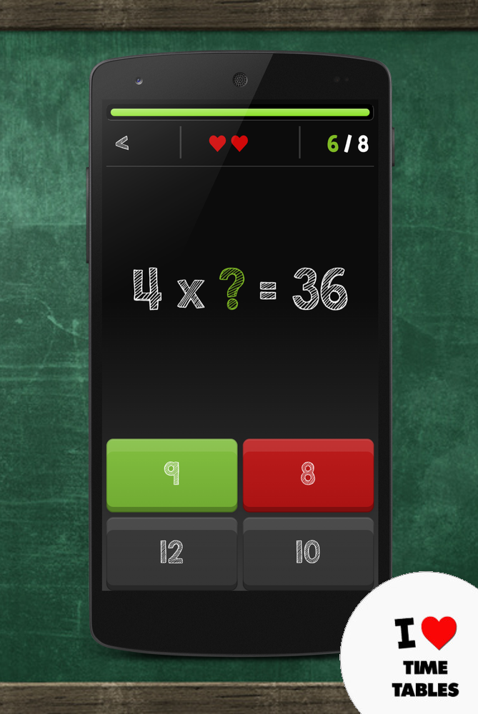 Android application Multiplication Table Kids Math screenshort