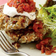 Grrreat Chicken and Rice Cakes with Bacon