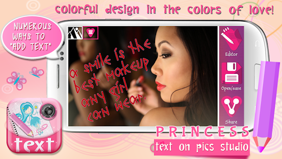How to mod Princess Text on Pics Studio lastet apk for bluestacks