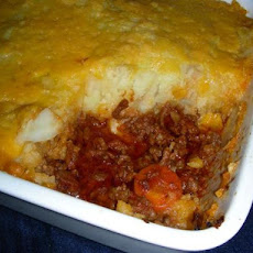 English Cottage Pie With Cheddar and Parsnip Mash