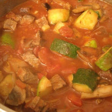 Leftover Steak Cacciatore