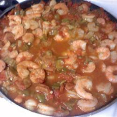 Easy Creole Okra and Shrimp