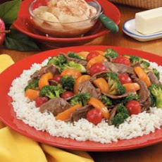 Apricot Beef Stir-Fry
