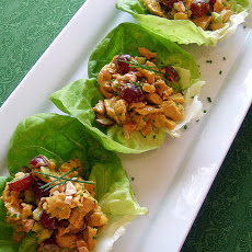 Cashew Chicken Lettuce Wraps