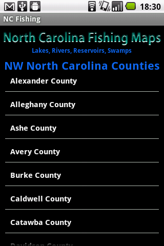 【免費運動App】North Carolina Fishing Maps-APP點子