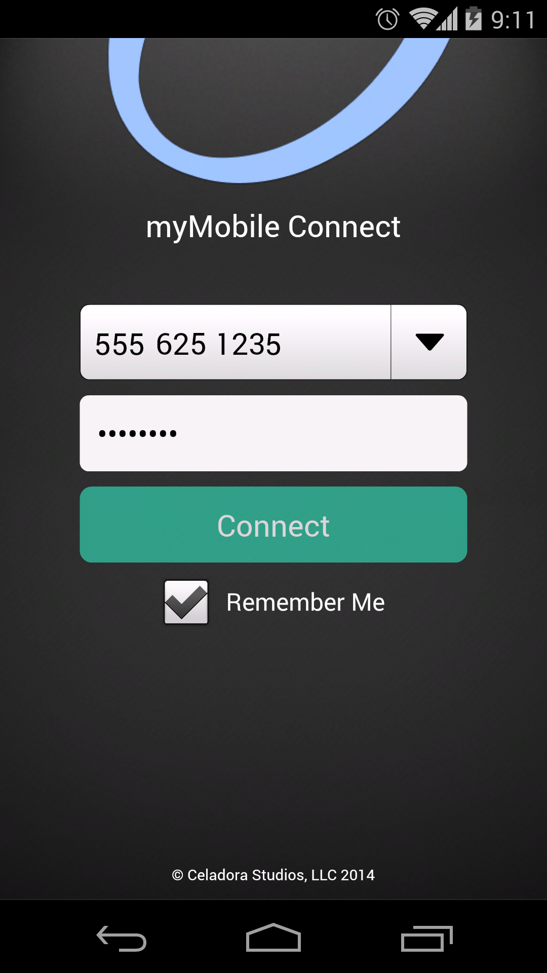 Android application myMobile Connect for Ooma screenshort