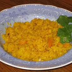 Turmeric Orange Ginger Infused Rice