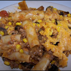 Pasta Chicken Taco Bake