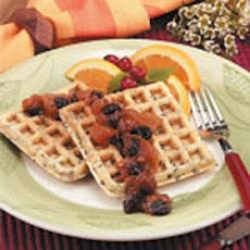 Wild Rice Pecan Waffles