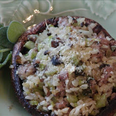 Marinated Stuffed Portabella Mushrooms