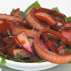 Marinated Red Onions and Dressing