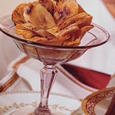 Caramelized Bananas and Vanilla Cream in Phyllo Cups