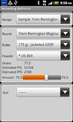 Popular 7mm Ballistics Data