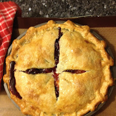 Apricot-Blueberry Pie with Coriander