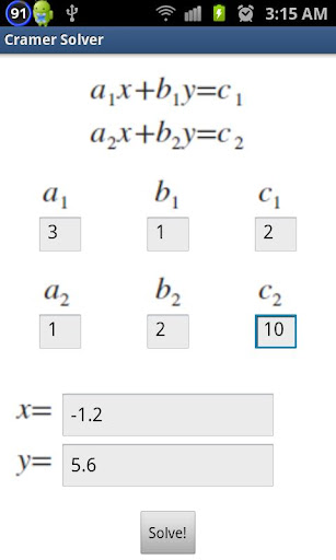 CramerSolver