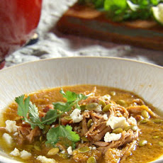 Green Chile and Tomatillo Pork Stew