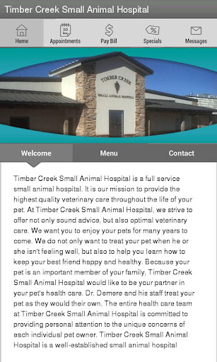 【免費商業App】Timber Creek Animal Hospital-APP點子