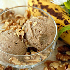 Banana, Honey and Walnut Ice Cream