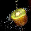 Kiwi Splashing by Premkumar Antony - Food & Drink Fruits & Vegetables ( water, stock, vitamins, diet, kiwi, food, fruits, health, cut kiwi, premkumar antony )