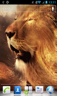 How to download Lion in Fiery Sparks LWP patch 1.0 apk for pc