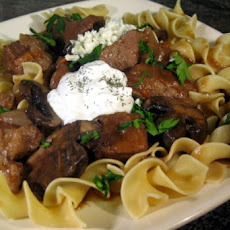 Beef Stroganoff