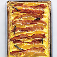 Butternut Squash and Bacon Quiche