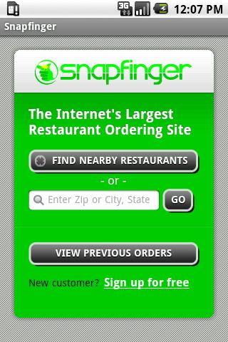 Snapfinger Restaurant Ordering